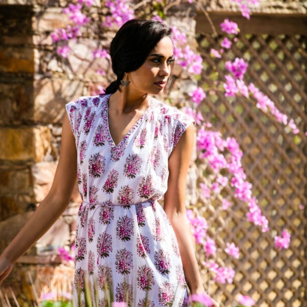 Reposhed cotton floral summer dress